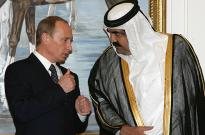 Путин с эмиром Катара во время официального визита в Катар 12 февраля 2007. stroev-articles.narod.ru