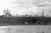 Вятка. Спасо-Преображенский монастырь. Вид с реки. 1900-1916 гг.